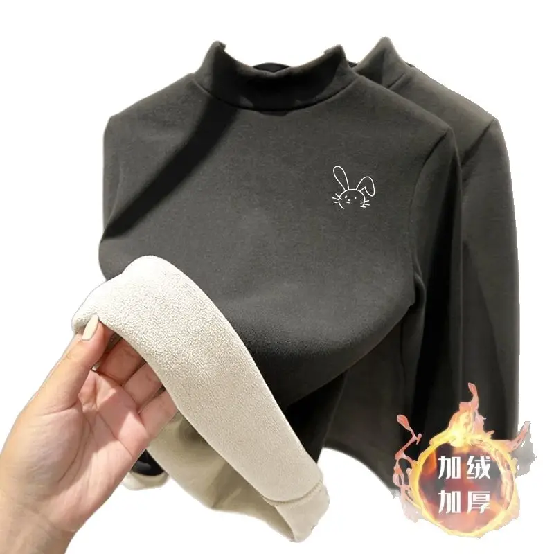 Children Velvet Turtleneck Shirt Medium to XL - Image 20