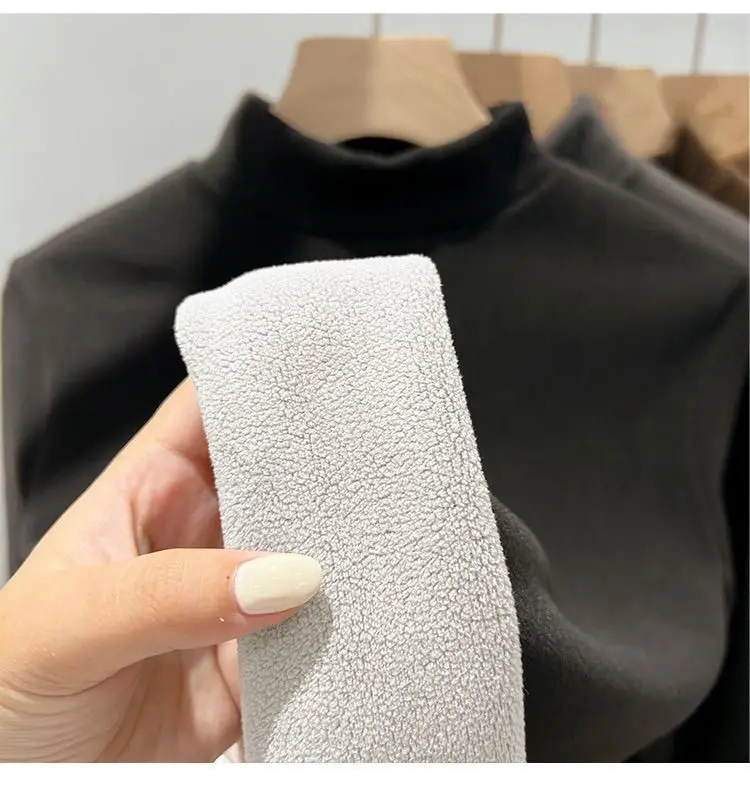 Children Velvet Turtleneck Shirt Medium to XL — feature 15