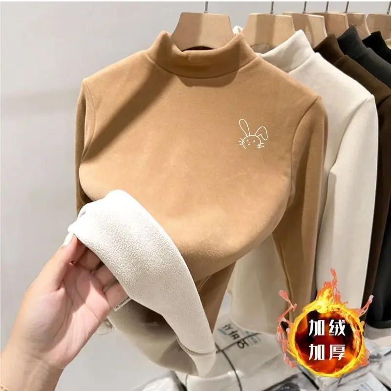 Children Velvet Turtleneck Shirt Medium to XL — feature 16