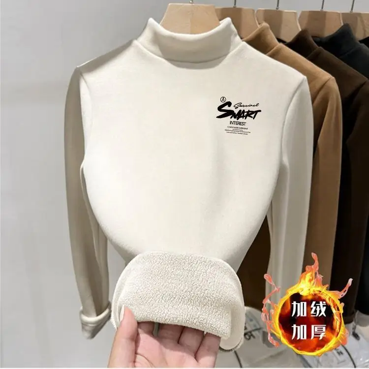 Children Velvet Turtleneck Shirt Medium to XL — feature 5