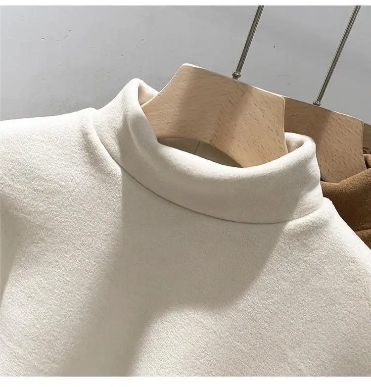Children Velvet Turtleneck Shirt Medium to XL — feature 6
