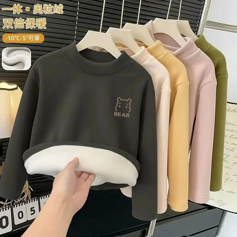 Children Velvet Turtleneck Shirt Medium to XL - Image 10