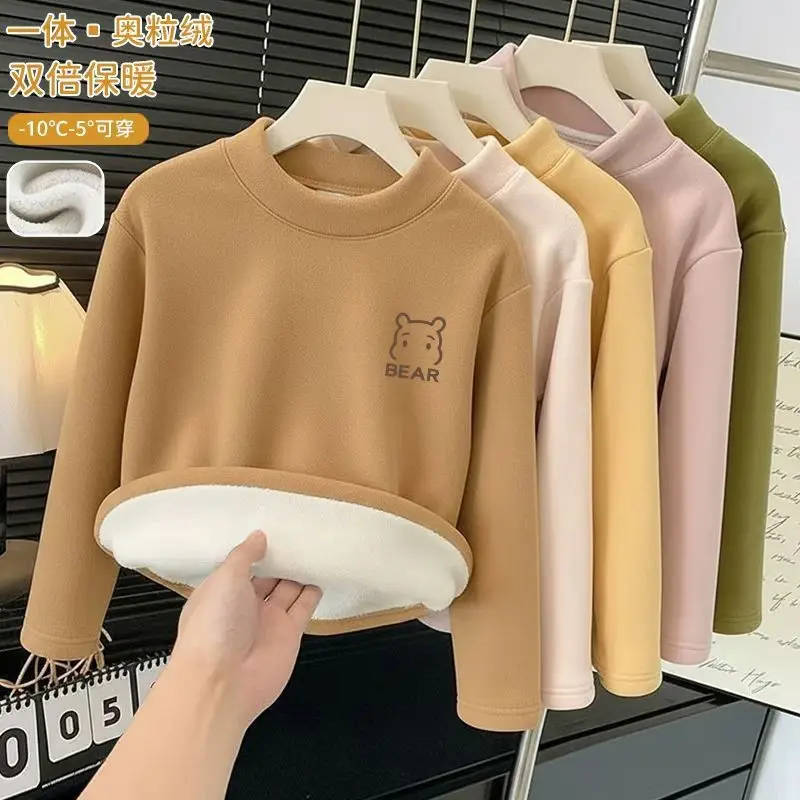 Children Velvet Turtleneck Shirt Medium to XL - Image 11