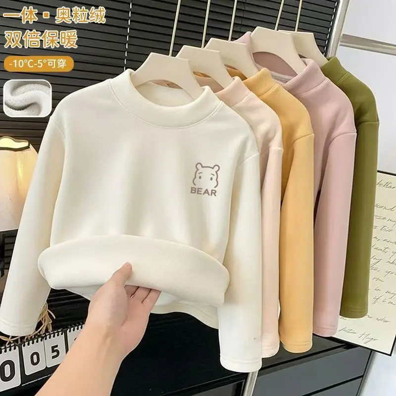 Children Velvet Turtleneck Shirt Medium to XL - Image 12
