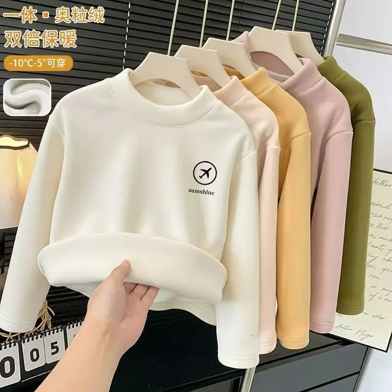 Children Velvet Turtleneck Shirt Medium to XL - Image 15