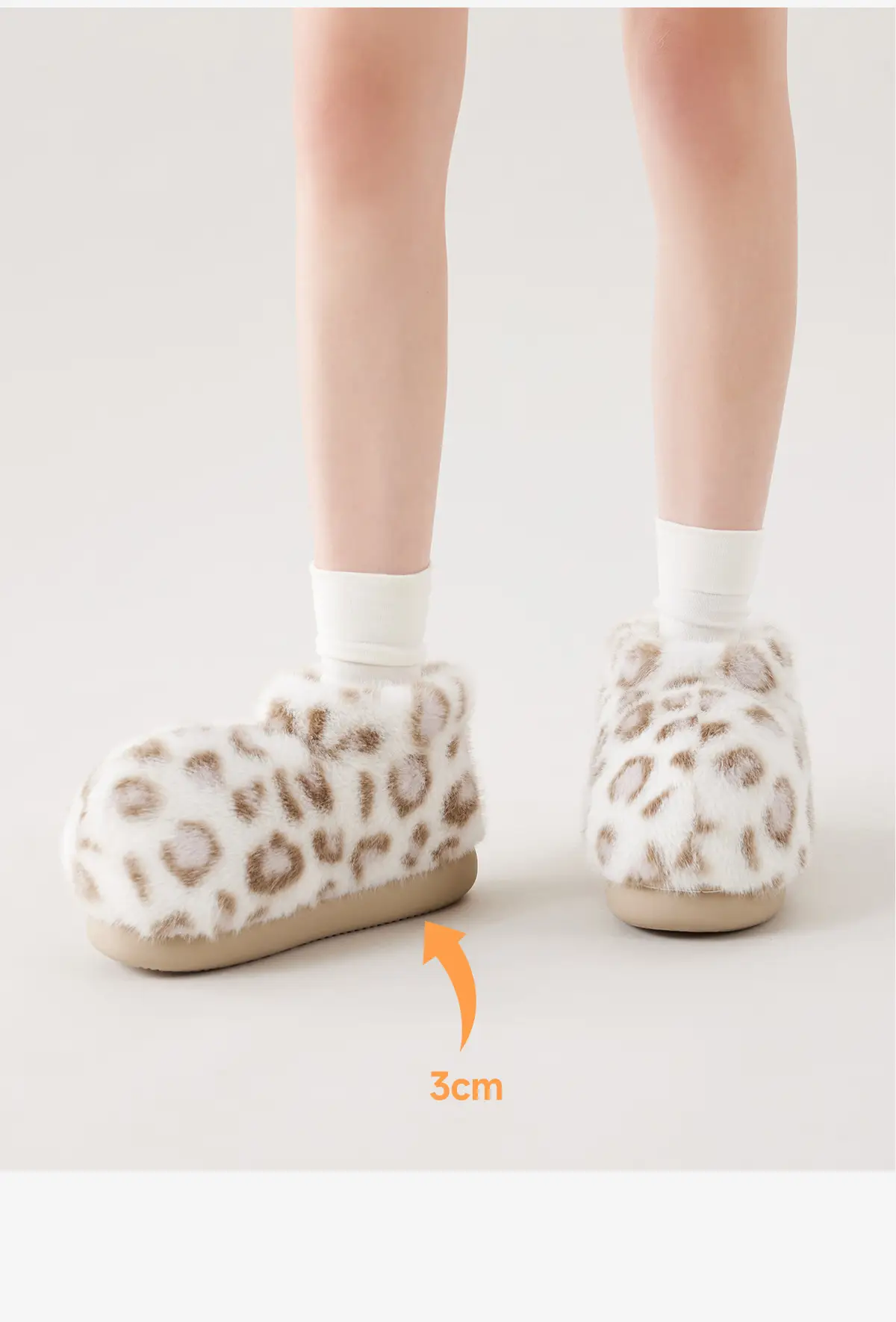 Indoor Leopard Print Cotton Slippers for Women — feature 15