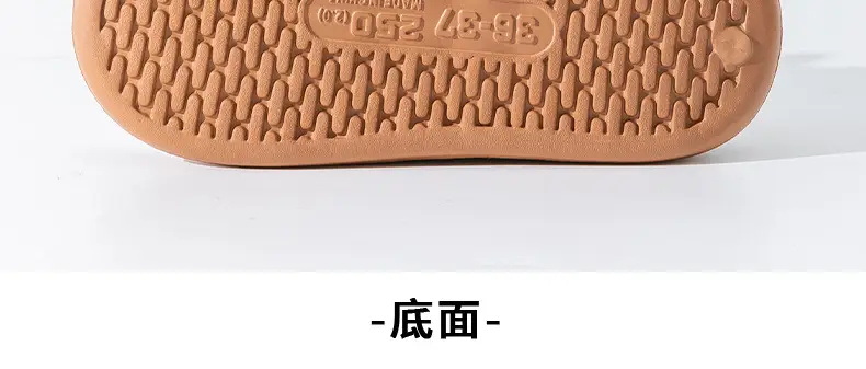 Cotton Slippers That Feel Like Stepping on Shit, Covering the Heels, Indoor Home Cotton Shoes, Thick-Soled Warm Plush Confinement Slippers, Autumn and Winter — feature 21