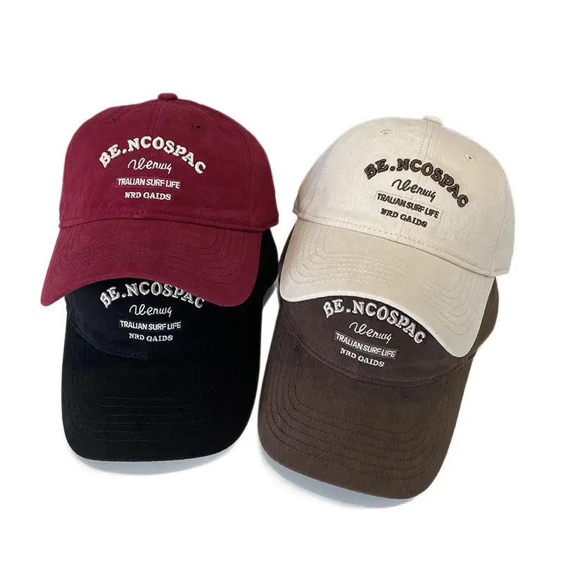 Korean Style Letter Embroidered Baseball Cap for Men Women - Image 11
