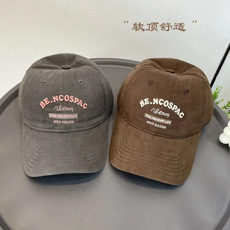 Korean Style Letter Embroidered Baseball Cap for Men Women — feature 6