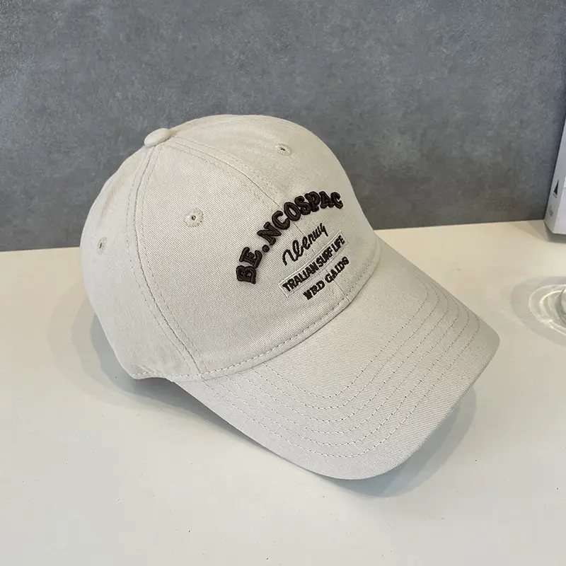 Korean Style Letter Embroidered Baseball Cap for Men Women — feature 8