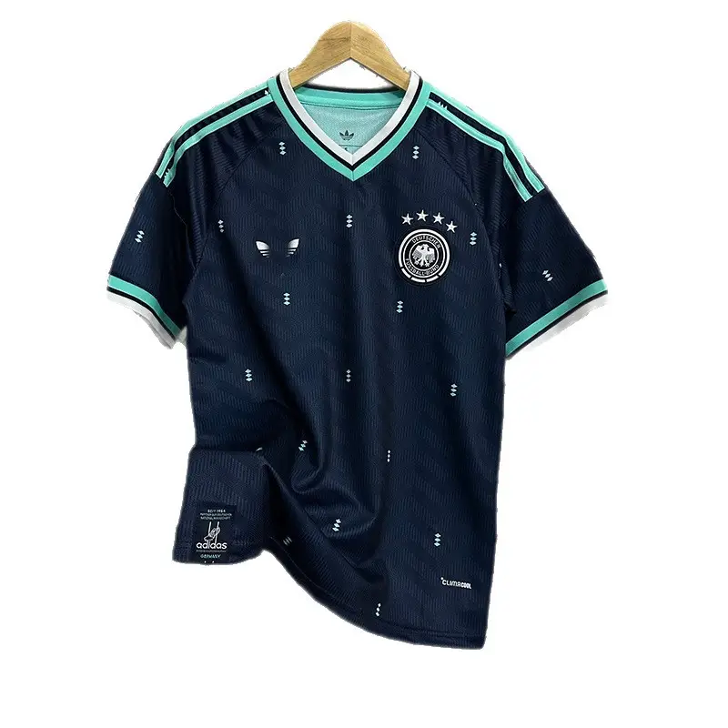 Germany Jersey Player Version Germany World Cup Football Uniform National Team Short-Sleeved T-Shirt Cross-Border Dropshipping Customization