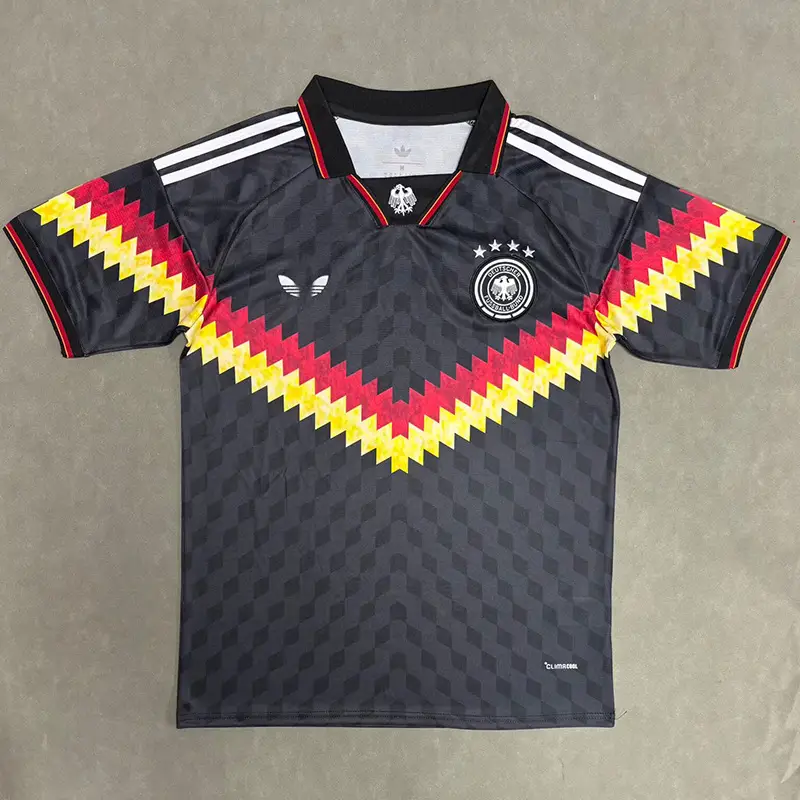 Germany Jersey Player Version Germany World Cup Football Uniform National Team Short-Sleeved T-Shirt Cross-Border Dropshipping Customization