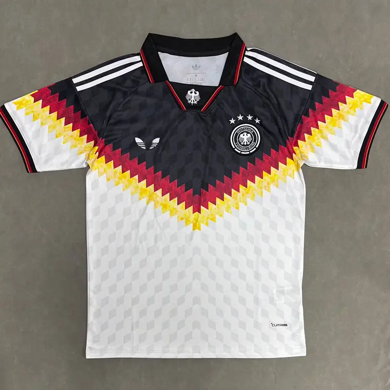 Germany Jersey Player Version Germany World Cup Football Uniform National Team Short-Sleeved T-Shirt Cross-Border Dropshipping Customization