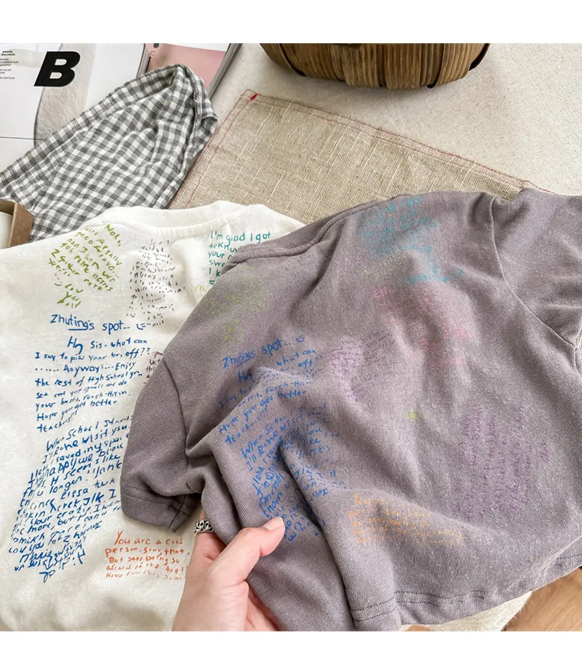 Girls Printed Short Sleeve T-Shirt 2026 Summer Korean Style — feature 14