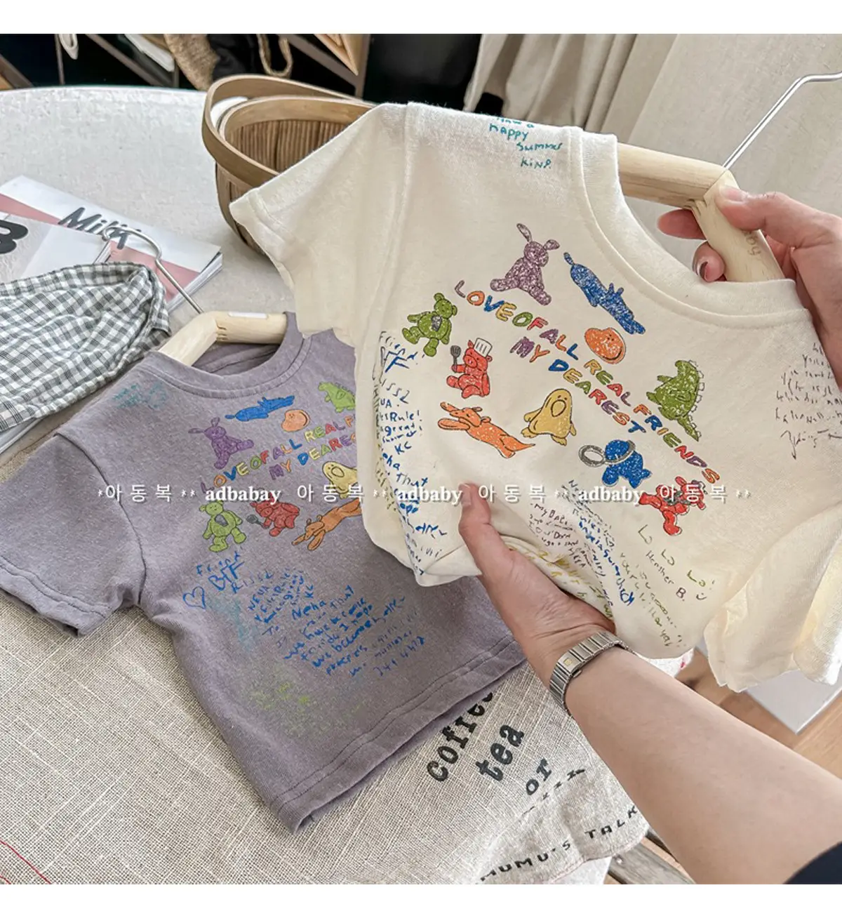 Girls Printed Short Sleeve T-Shirt 2026 Summer Korean Style — feature 17