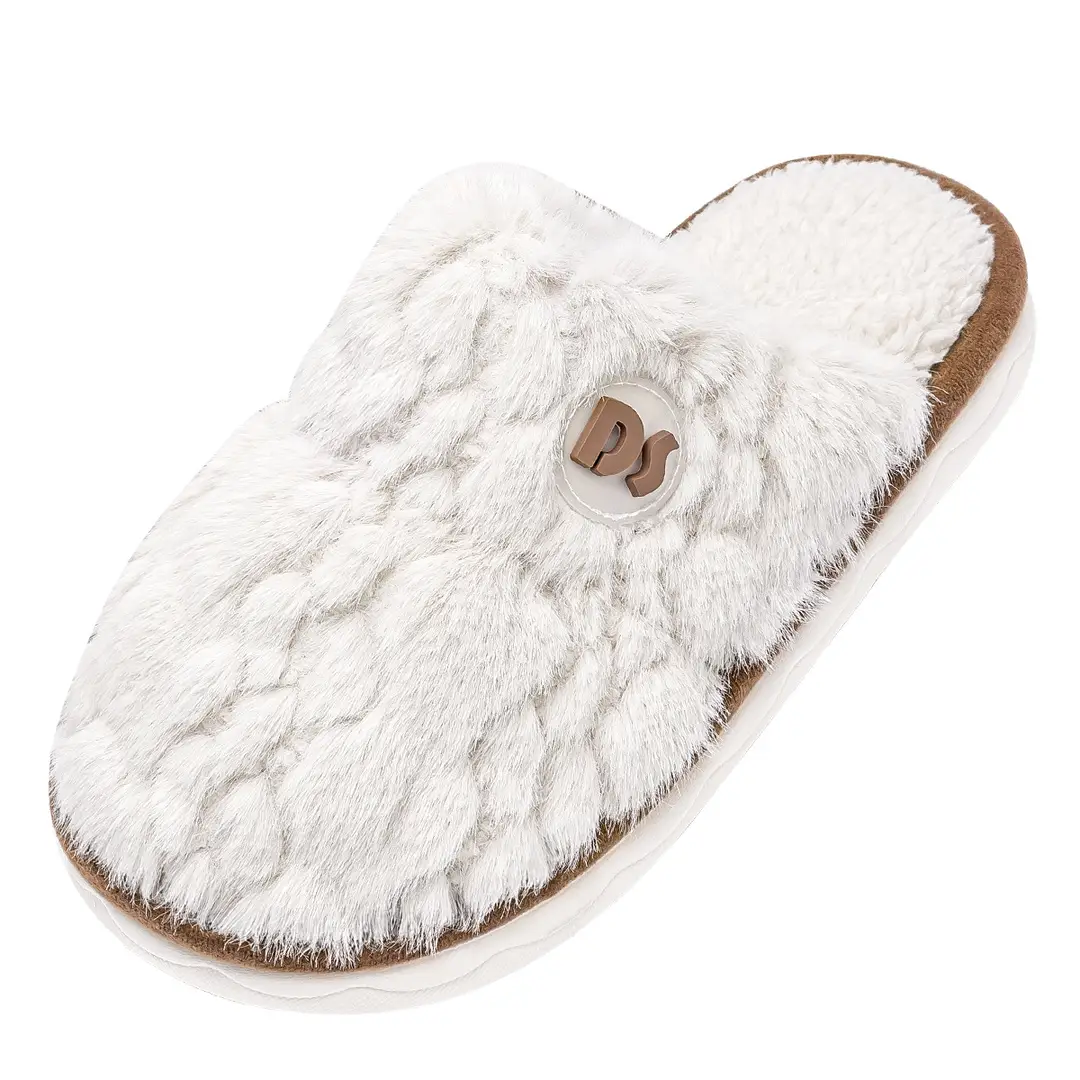 Cotton Slippers for Women, Winter New Style, Indoor Home Warm Plush Slippers, Men's Home, Men's Autumn and Winter Shoes - Image 33