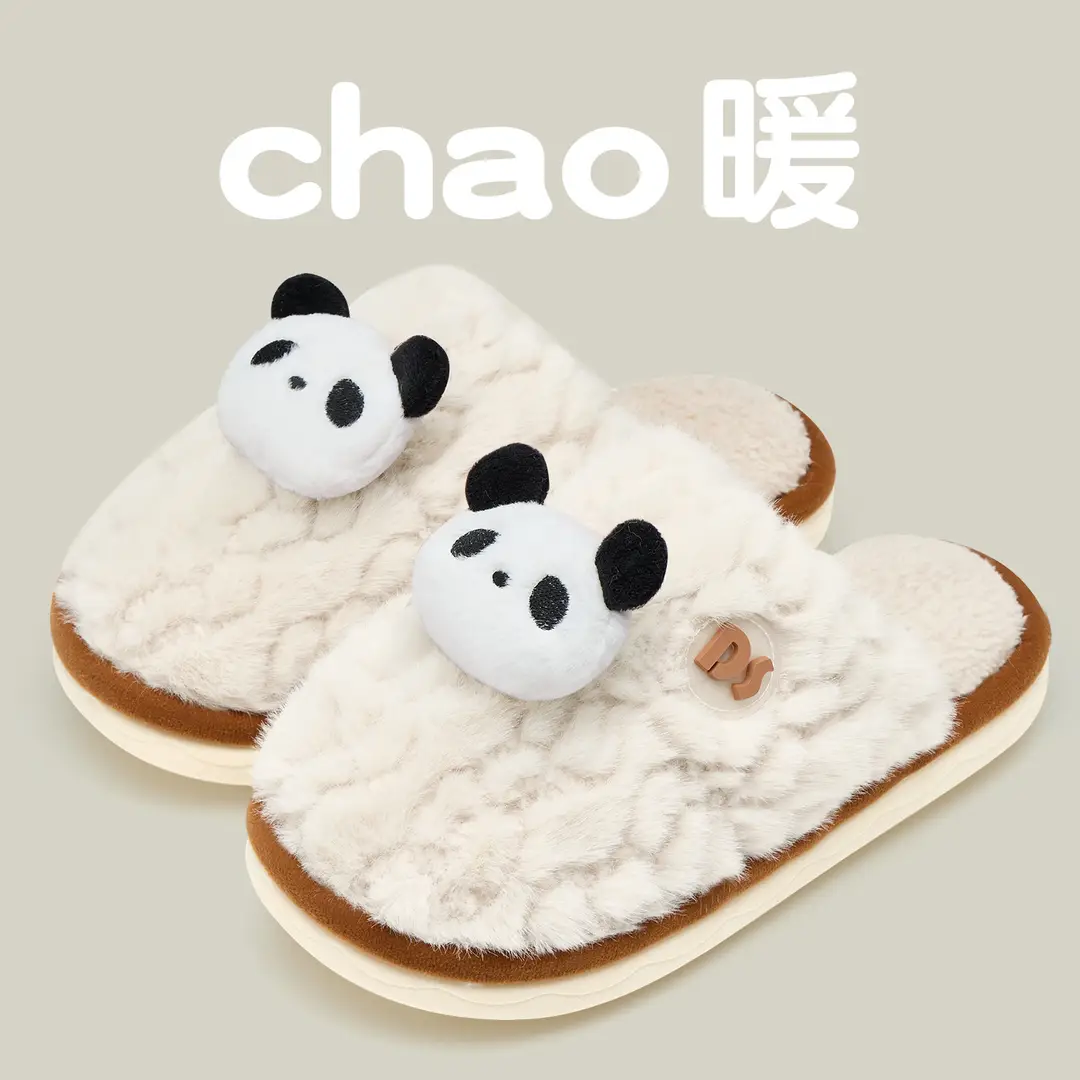 Cotton Slippers for Women, Winter New Style, Indoor Home Warm Plush Slippers, Men's Home, Men's Autumn and Winter Shoes - Image 35