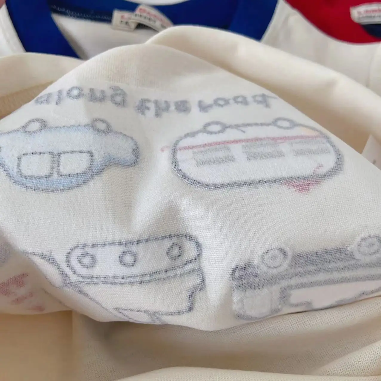 Kids Long Sleeve T-Shirt 2026 Spring Boys Cream Car Print — feature 19