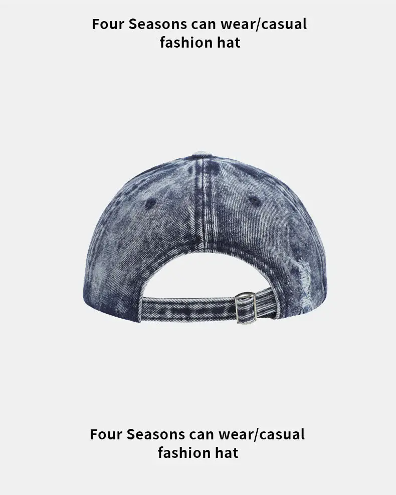 Washed Denim Ripped Cap for Women 2025 — feature 12