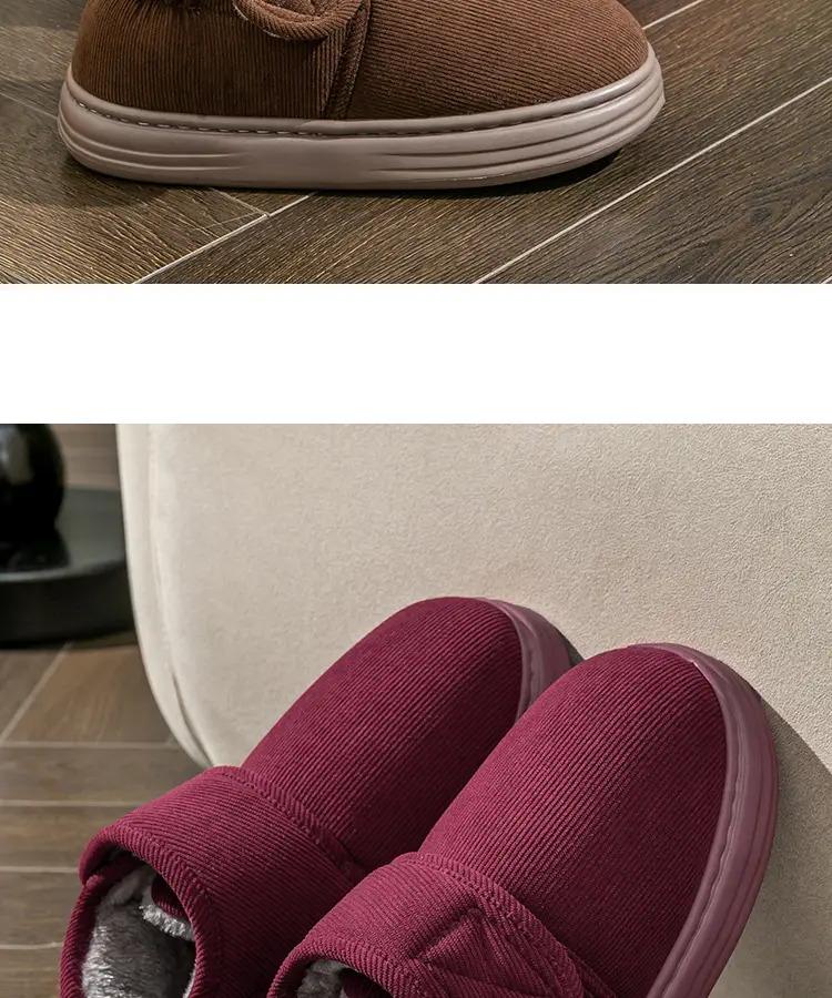 Elderly Women's Winter New All-Inclusive Cotton Shoes, Non-Slip, Thickeneded and Velvet, Middle-Aged Mothers' Warm Handmade Cotton Slippers — feature 21