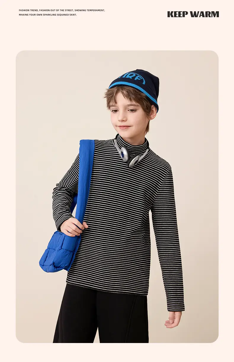 Girls Long Sleeve Thermal Shirt for Boys 2025 Winter — feature 21
