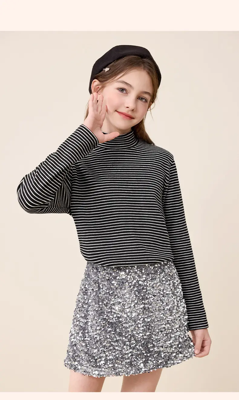 Girls Long Sleeve Thermal Shirt for Boys 2025 Winter — feature 22