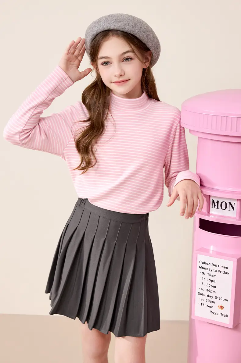 Girls Long Sleeve Thermal Shirt for Boys 2025 Winter — feature 23