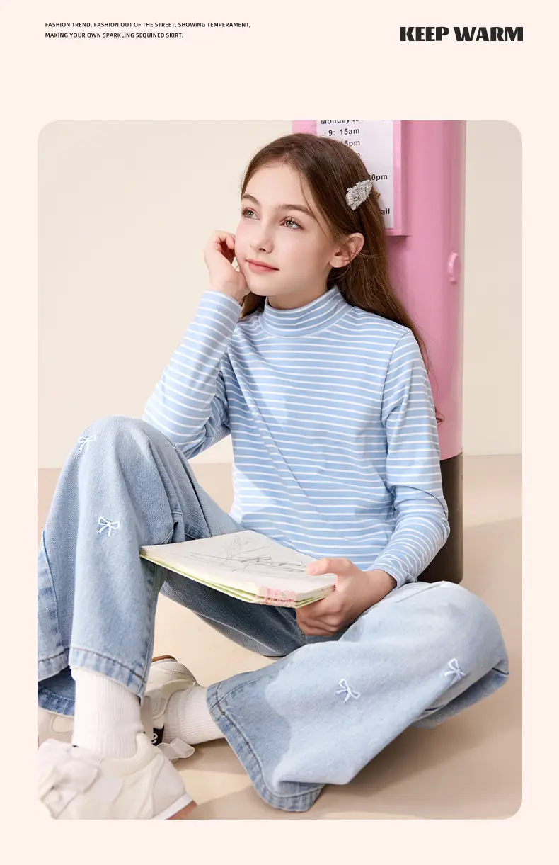 Girls Long Sleeve Thermal Shirt for Boys 2025 Winter — feature 24