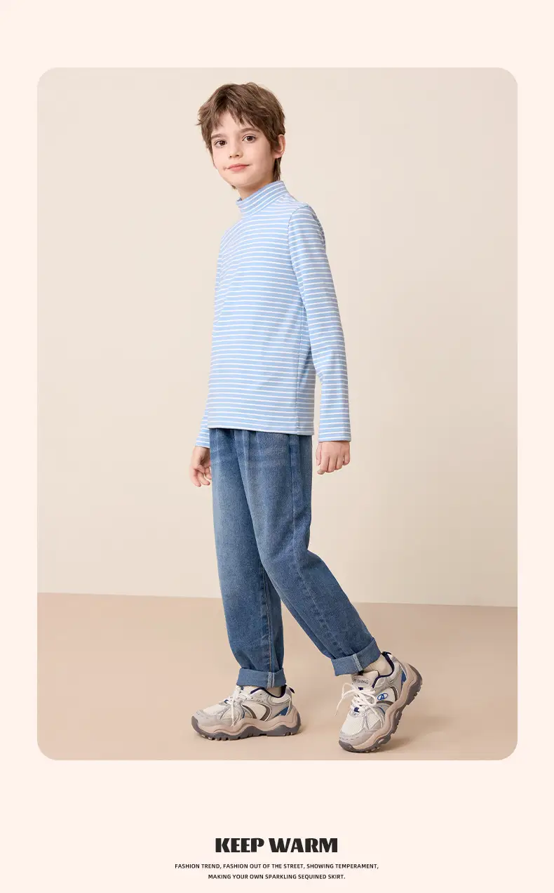 Girls Long Sleeve Thermal Shirt for Boys 2025 Winter — feature 25