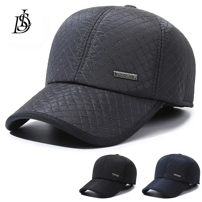 Men's Winter Fleece Baseball Cap Grey - Image 4