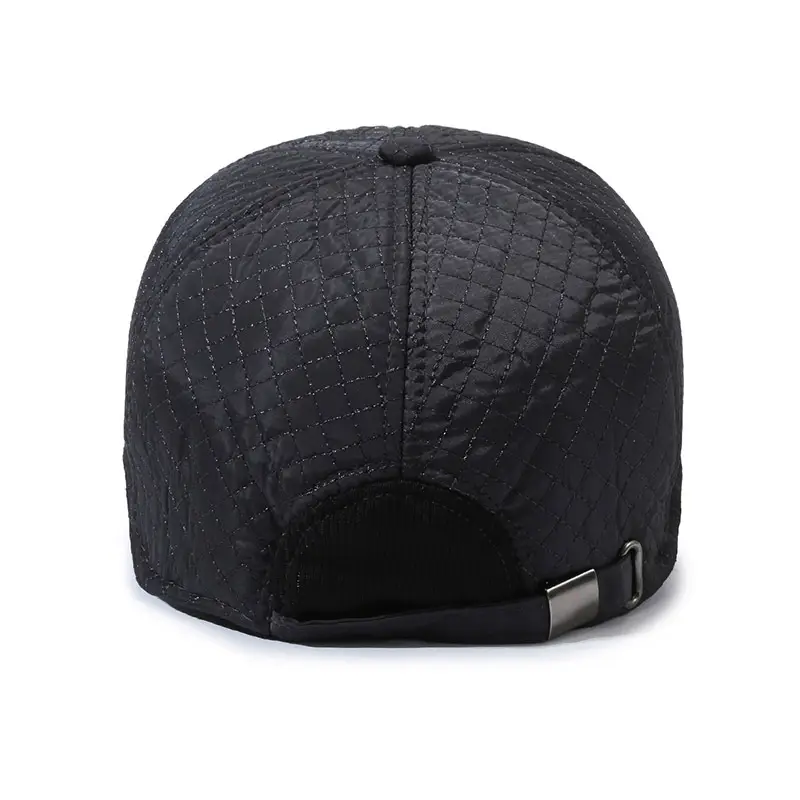 Men's Winter Fleece Baseball Cap Grey - Image 6