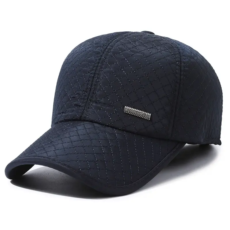 Men's Winter Fleece Baseball Cap Grey - Image 3