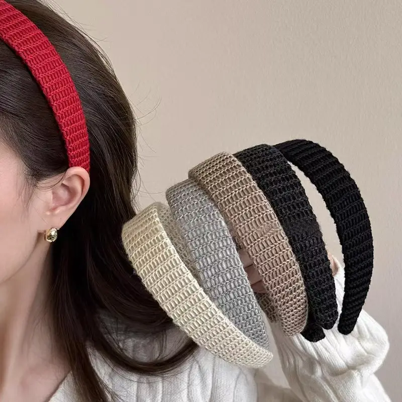 Korean Style Wool Knitted Headband for Women - Image 6