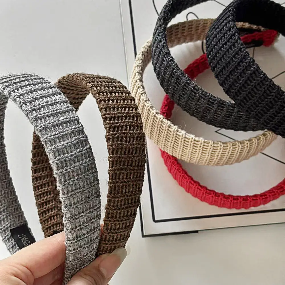 Korean Style Wool Knitted Headband for Women — feature 1