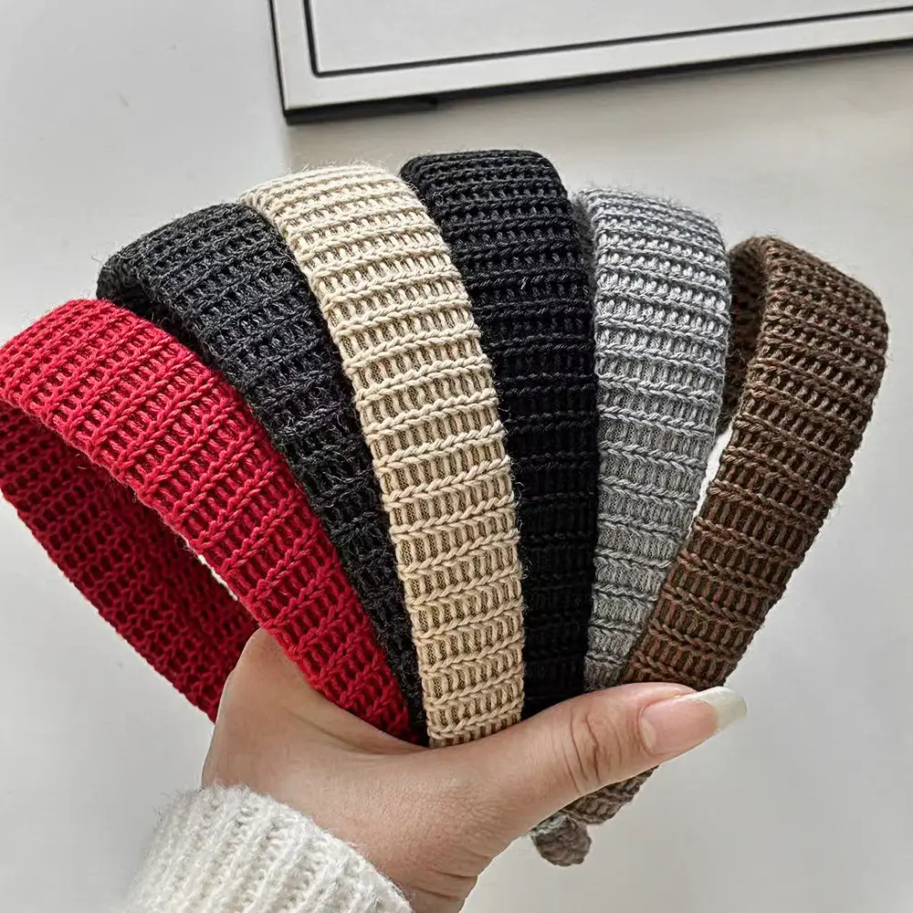 Korean Style Wool Knitted Headband for Women — feature 3