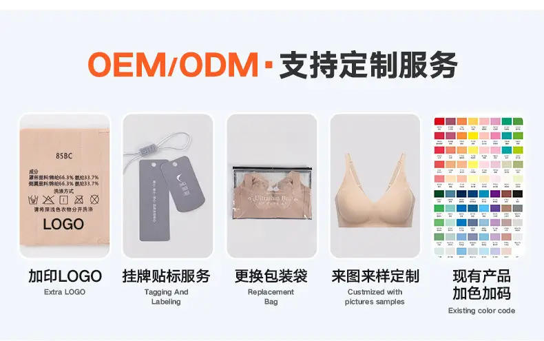 Large Bust Ultra-Thin Seamless Bra That Makes Big Busts Appear Smaller, Full Cup Breathable Rabbit Ear Honeycomb Bra Underwear — feature 6
