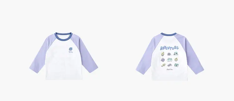 Dudujia Kids Long Sleeve T-Shirt Green White — feature 10