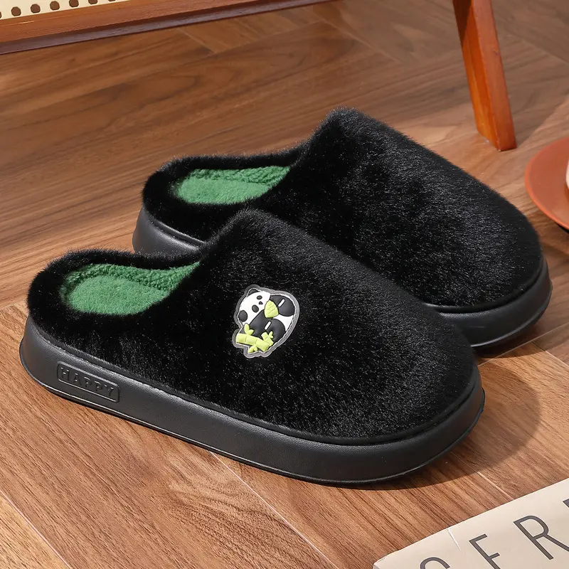 Winter Cotton Slippers for Men Warm Non-Slip - Image 2