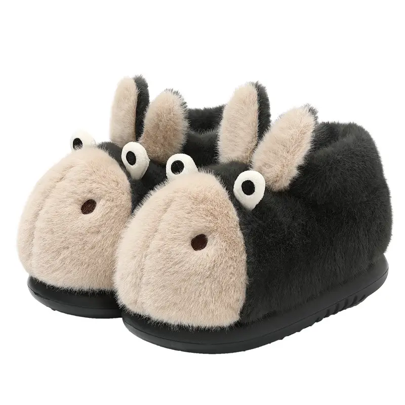 Men Winter Plush Cotton Slippers Brown 2025 - Image 10