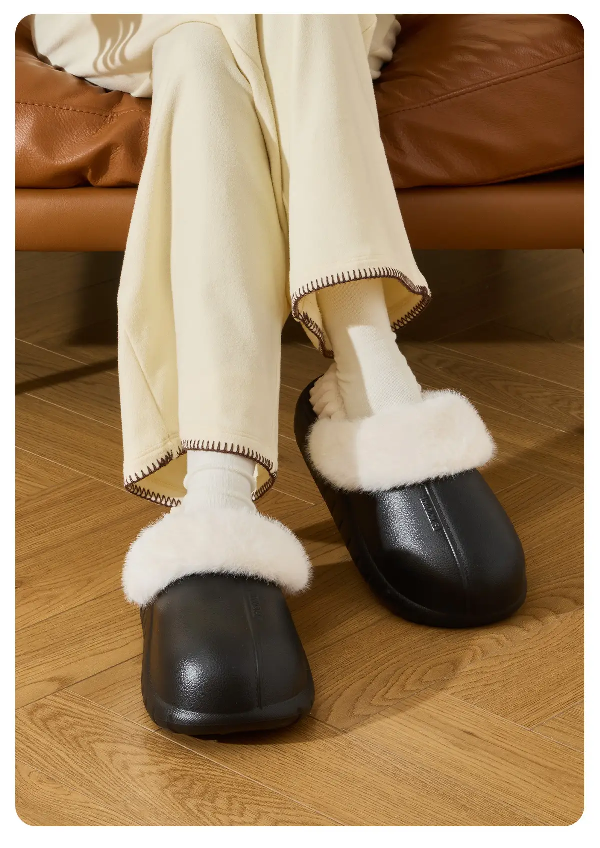 Women Waterproof Plush Slippers Autumn Winter 2025 — feature 17