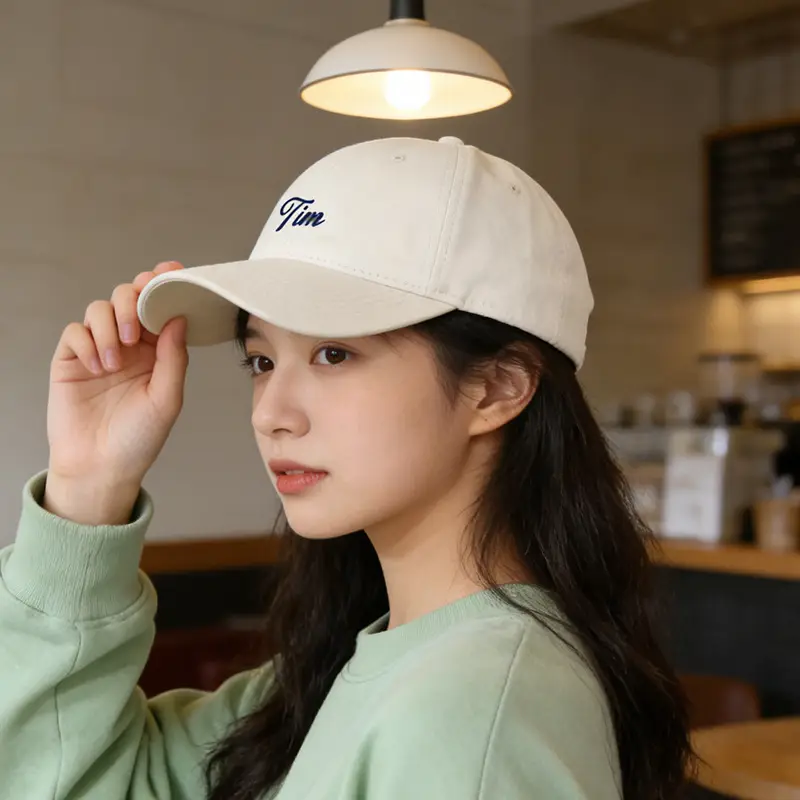 Unisex Letter Embroidered Baseball Cap Grey Autumn Winter - Image 9