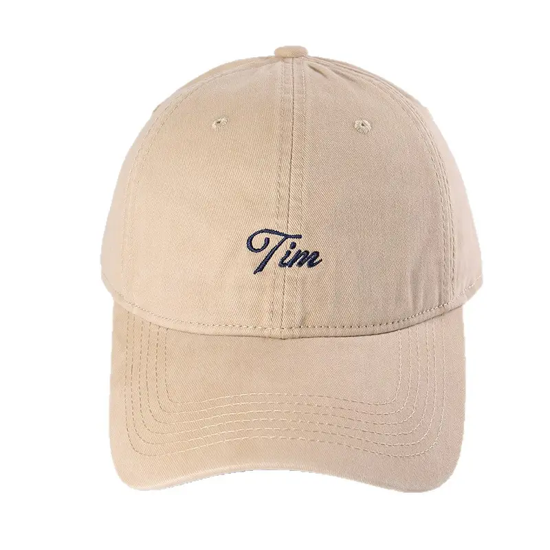 Unisex Letter Embroidered Baseball Cap Grey Autumn Winter - Image 11