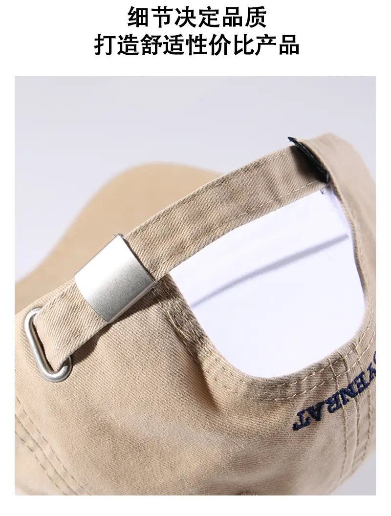 Unisex Letter Embroidered Baseball Cap Grey Autumn Winter — feature 10