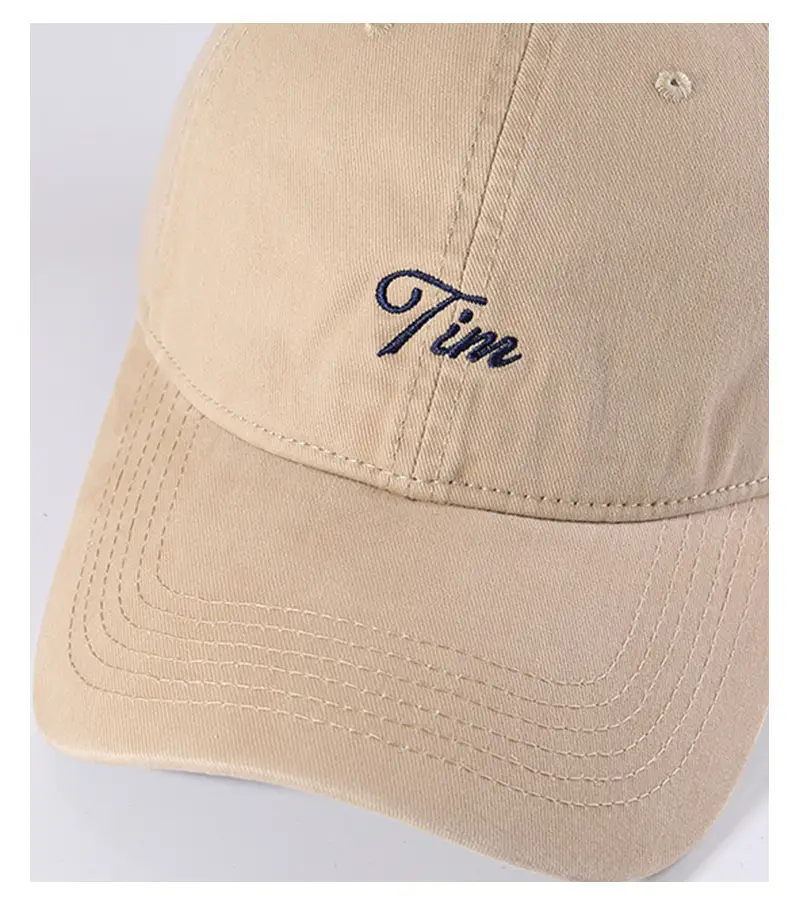 Unisex Letter Embroidered Baseball Cap Grey Autumn Winter — feature 11