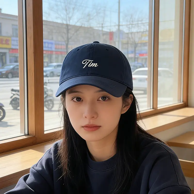Unisex Letter Embroidered Baseball Cap Grey Autumn Winter - Image 4