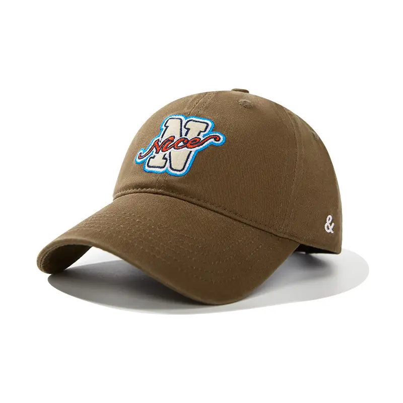 Men's White Black Cartoon Baseball Cap with Adjustable Strap