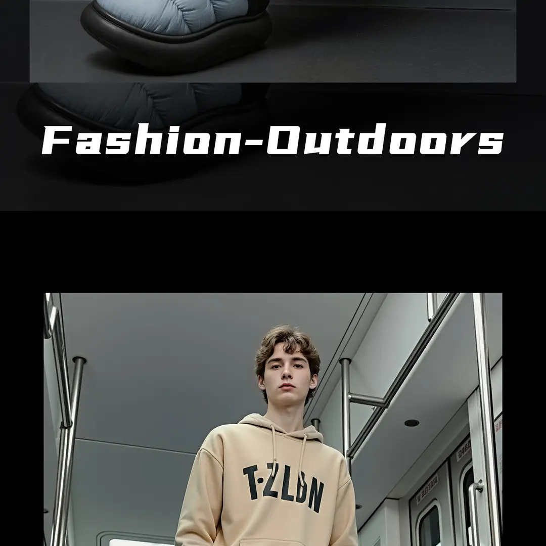 Men's Cotton Slippers 2026 New Model for Winter, Outdoor Wear, Thick-Soled, Non-Slip, Fleece-Lined, Thickened, Warm, Men's Closed-Back Cotton Shoes for Winter — feature 19