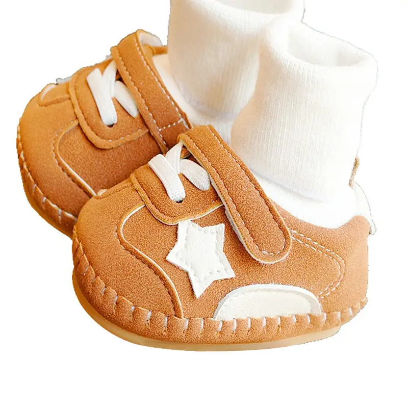 Baby Shoes Black Star Fleece Lined Winter Toddler 0-1Y