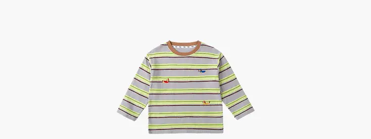 Duduia Striped Cotton T-Shirt for Boys Spring Collection — feature 11