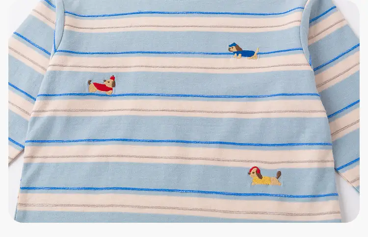 Duduia Striped Cotton T-Shirt for Boys Spring Collection — feature 20